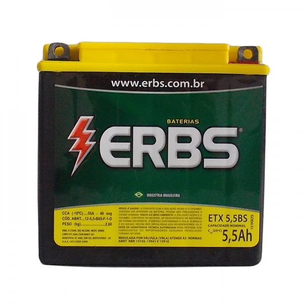 Bateria Erbs Etx Bs Artemoto Kits Automotivos