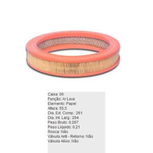 Filtro de Ar - AR8833 - TECFIL
