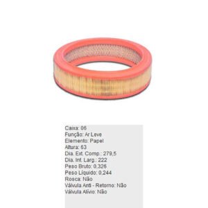 Filtro de Ar - AR9620 - TECFIL