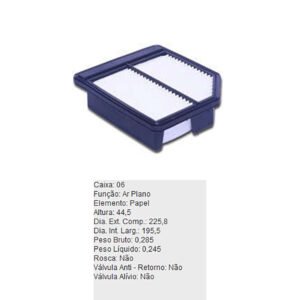 Filtro de Ar - ARL1034 - TECFIL
