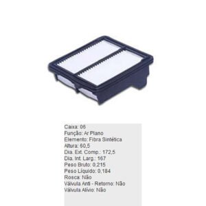 Filtro de Ar - ARL1035 - TECFIL