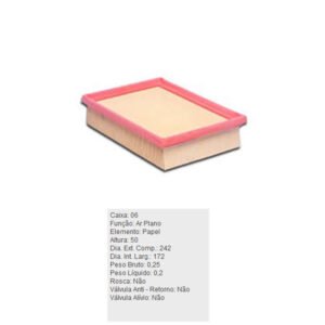 Filtro de Ar - ARL8829 - TECFIL