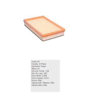Filtro de Ar - ARL8839 - TECFIL