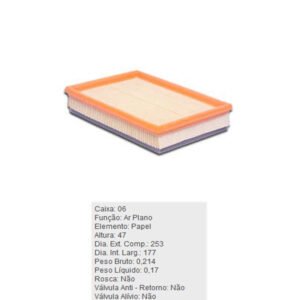 Filtro de Ar - ARL9603 - TECFIL