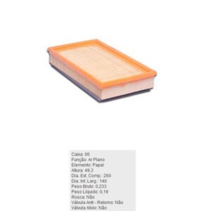 Filtro de Ar - ARL9607 - TECFIL