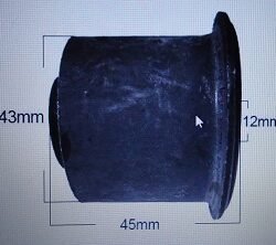 Bucha Braço Inferior Traseiro - Honda Civic 2001/2005 - 013236-0 - Jahu