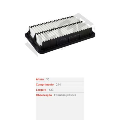 Filtro de Ar - JFA-0K16 - WEGA